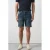 Mango Man denim slim short donkerblauw