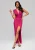 Ombre Avondjurk  fuchsia