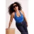 Trendyol Curve Dames Blauw Effen Mouwloos Getailleerd Grote maten Blouses