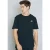 Nike Geborduurd Futura T Shirt in Zwart & Zilver Logo