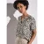 Street One Dames Bedrukte blouse in Beige