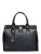 Roberta M Zwart Rundleer Tas