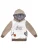 Land-Juwelen Sweatshirt ‘Bauernhof’  beige / wit