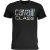 Cavalli Class Slangenhuid Dikke Logo Zwart T-shirt