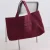 Aim’n katoenen tas met logo – donkerrood