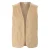 Gilet van ribfluweel zonder sluiting met fleece voering dames s.Oliver