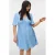 VERO MODA CURVE mini jurk Plus Size – lichtblauw