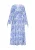 usha FESTIVAL Jurk  blauw / wit