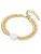 Lulu & Jane Armband  goud / parelwit