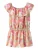 NAME IT Overall ‘NKFVinaya’  lichtgroen / oranje / donkerroze / wit