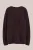 WE Studio – Dames trui met lage V-hals – Regular fit – Aubergine – Wol –
