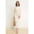 Trendyol Modest Dames Ecru Effen Maxi Lang Casual Double-breasted Modest Jurken