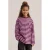 WE Fashion gestreepte longsleeve met backprint – donkerrood/roze