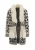 Faina Vest Dames wol wit zwart
