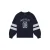 Indian Blue Jeans oversized sweater met print – donkerblauw