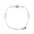 String Armband força en zoetwatercultuur kralen zilver 925
