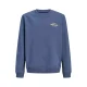 JACK & JONES JUNIOR sweater met backprint – blauw