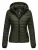 Navahoo Dames Gewatteerde Jas Lulana – Licht, Trendy & Afneembare Capuchon
