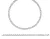 Orphelia Dames 925 Sterling Zilveren Set: Ketting + Armband – Zilver SET-037