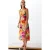 TRENDYOLMİLLA Dames Meerkleurig Bloemen Midi Mouwloos Casual A-lijn Jurken