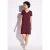 Effen jersey jurk