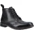 Hush Puppies Joshua Leer Heren Zwart Laarzen