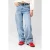 Shoeby high waist straight leg jeans light blue denim