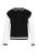 MO Gebreid vest  zwart / wit