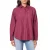 Scotch & Soda Boyfriend Shirt W/ Button Dtl Burgundy/magenta