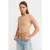 Dames Korte Slim-fit Crew Neck T-shirt