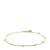 KARMA Jewelry gold plated armband Sparkling Square