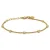 KARMA Jewelry gold plated armband Sparkling Square