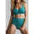 Marlies Dekkers Oceana Lagoon Blue And Green Plunge Balcony Bikini Top
