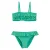 WE Fashion crop bikini met ruches groen