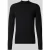 ROY ROBSON Slim fit gebreide pullover van zuivere scheerwol met opstaande kraag