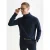 Scotch & Soda regular fit gebreide trui met wol – donkerblauw