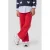 Orange Stars casual broek – rood/felroze