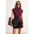 TRENDYOLMİLLA Dames Bruin Effen Lang Getailleerd Blouses