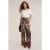 Motivi Boho Print Palazzo Trousers Brown