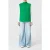 Closed Stand-up Collar Top Shirts & Blouses Green Patina