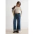 TRENDYOLMİLLA Dames Blauw Effen Wijde pijp Normale taille Jeans