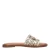 Tango leren slippers goud