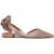 Steve Madden Synthia Flat Shoes Taupe Satin