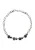 faina Armband  zwart / zilver