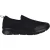 Slazenger Jongens Zeal Leren Slip-on Trainers (Zwart)