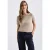 Street One Dames Shirt met boothals in Beige