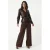 Rinascimento wide leg broek – bruin