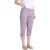 Mountain Warehouse Dames Coastal Stretch Capri Cargo Broek (Grijs)