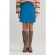 River Woods Turquoise Short Belted Skirt