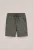 WE Fashion – Jongens regular fit sweatshort met embroidery – Regular fit – Grijsgroen – Katoen –